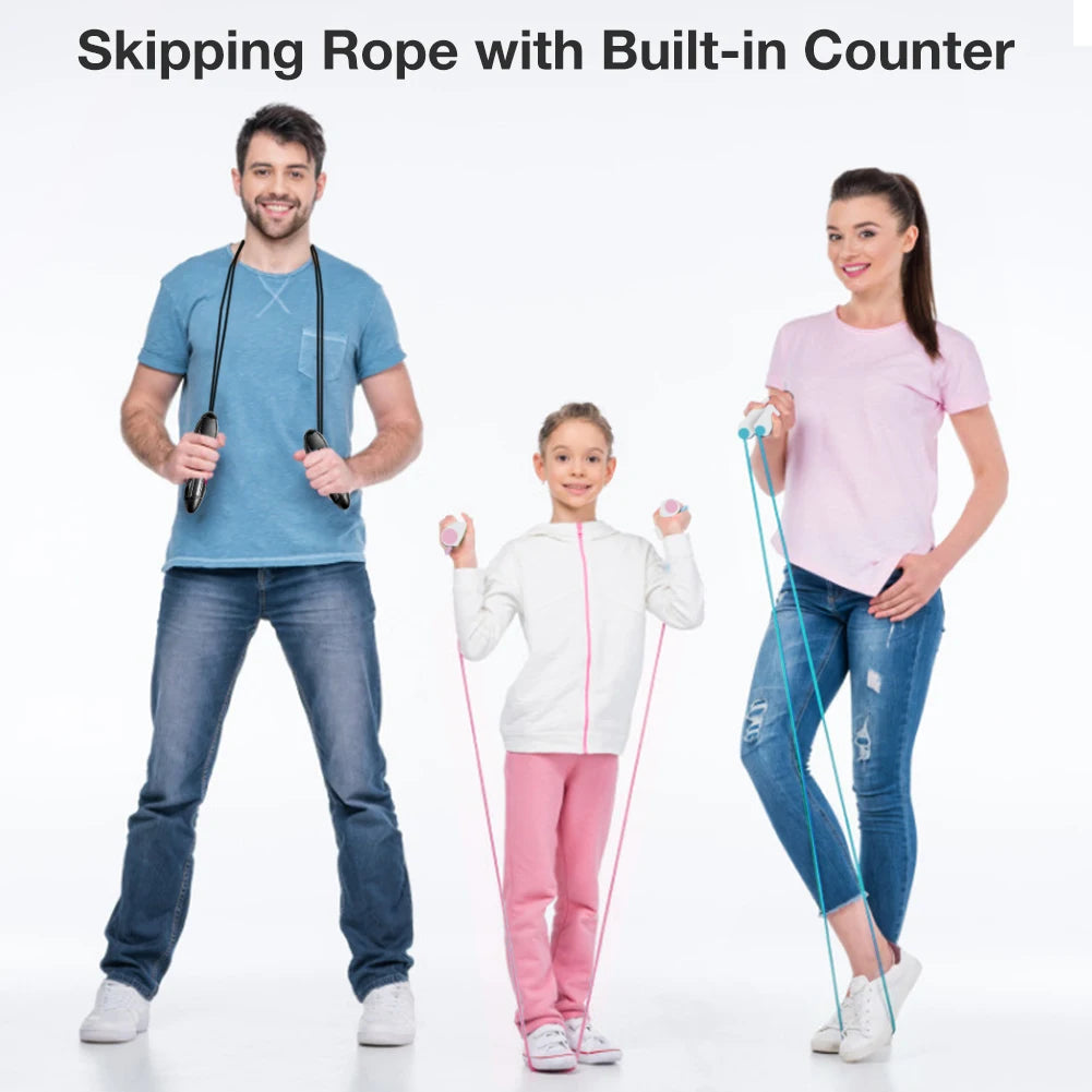 Jump Ropes Smart Electronic Digital Wireless Skip Rope Calorie Consumption Fitness Body Building Exercise Jumping Rope