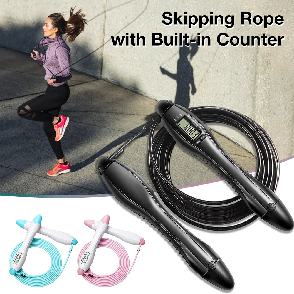 Jump Ropes Smart Electronic Digital Wireless Skip Rope Calorie Consumption Fitness Body Building Exercise Jumping Rope