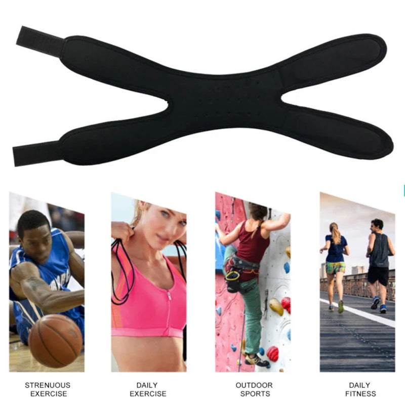 1pc Knee Support Pad Wrap Sleeve Nylon Neoprene Adjustable Breathable Anti Bump Outdoor Fitness Sportswear Leg Protector