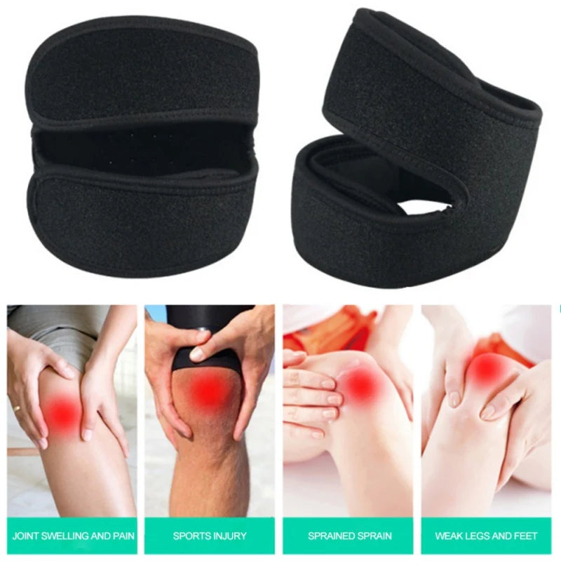 1pc Knee Support Pad Wrap Sleeve Nylon Neoprene Adjustable Breathable Anti Bump Outdoor Fitness Sportswear Leg Protector
