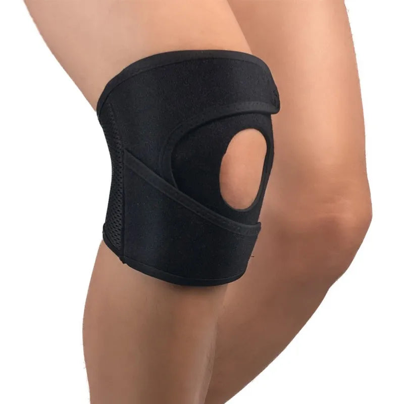 1pc Knee Support Pad Wrap Sleeve Nylon Neoprene Adjustable Breathable Anti Bump Outdoor Fitness Sportswear Leg Protector