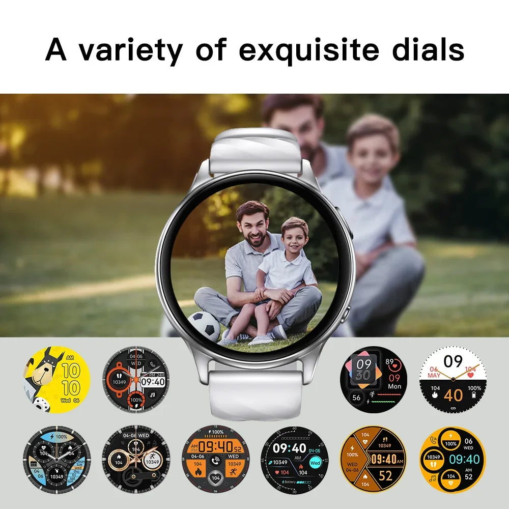 KUMI GW5 Smart Watch 1.39" HD Display Fitness Tracker IP68 Waterproof Heart Rate SpO2 Monitor 100+ Sports Modes