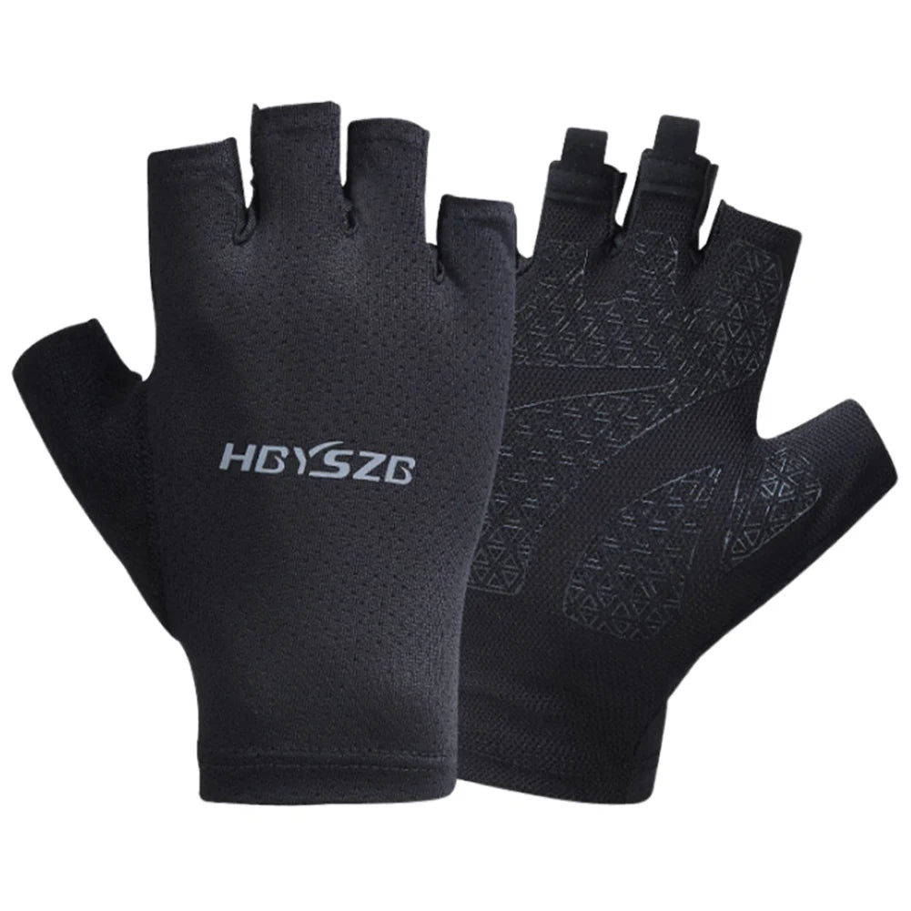 Fingerless Sports Fitness Gym Training Gloves for Men Women Cycling Gloves Motorcycle Mtb Anti-slip Gloves Bicycle Accessories