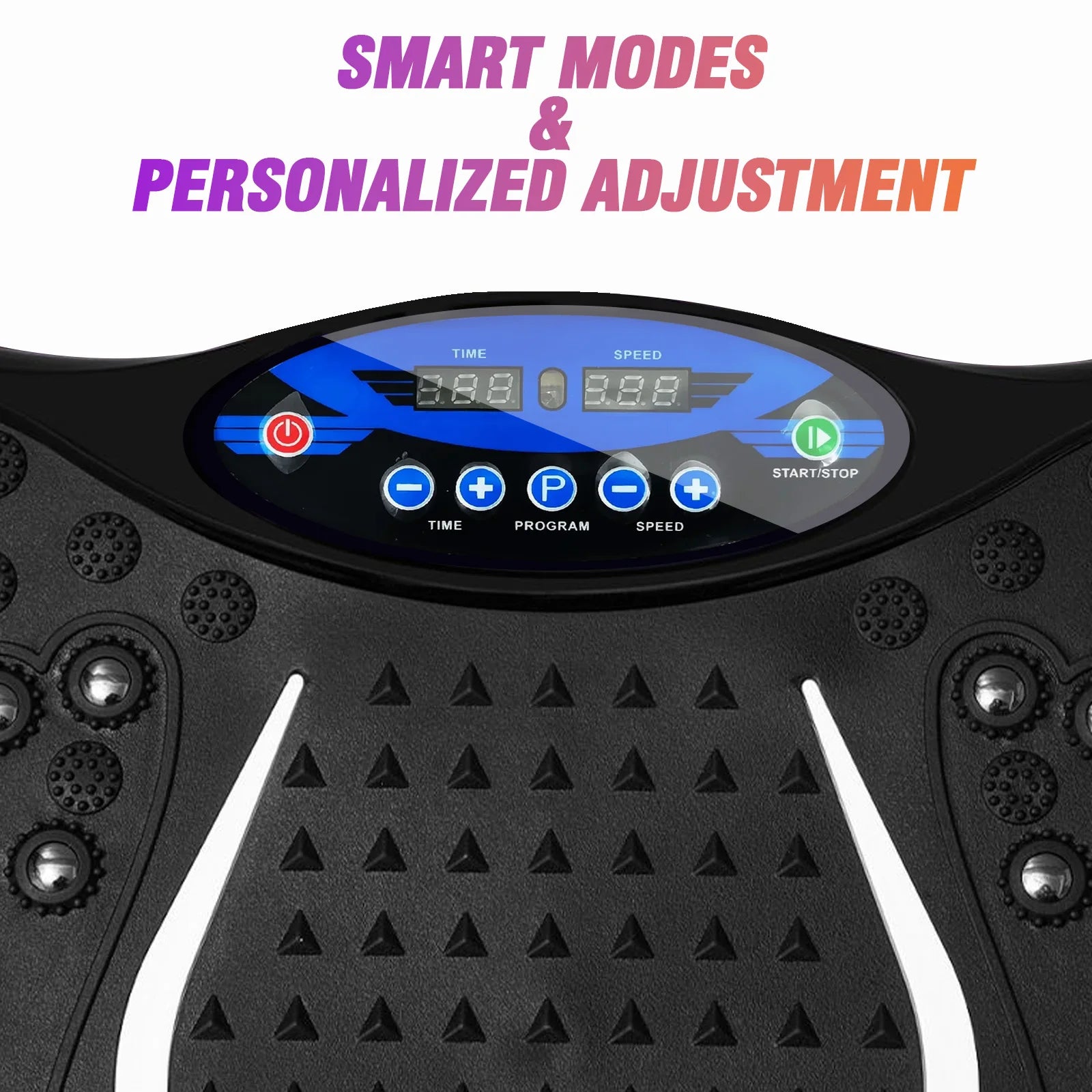 Vibration Plate Exercise Machine Fat-Burning Full Body Workout Power Vibration n Resistance Bands Fitness Equipmen Weight Loss