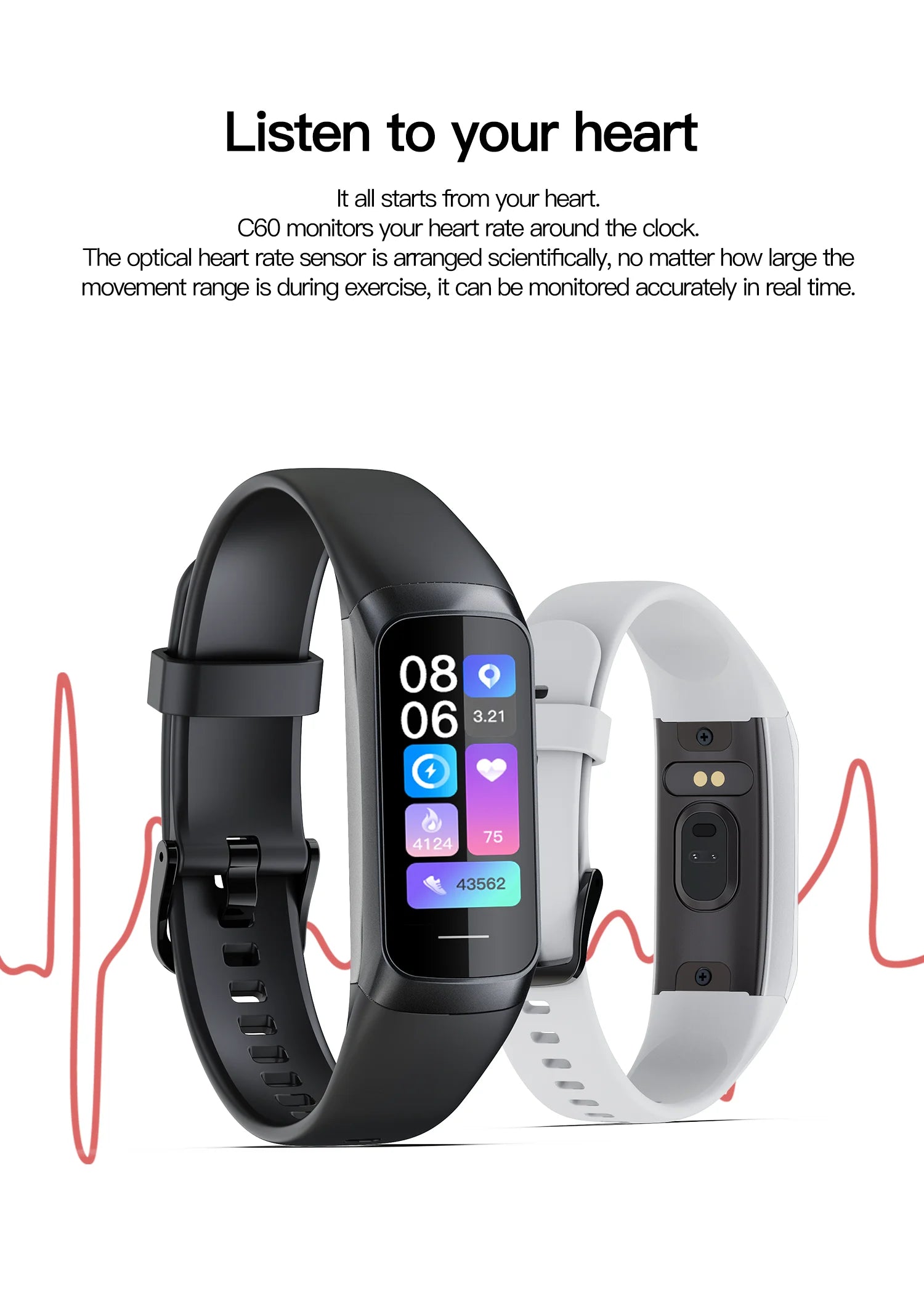 LIGE Amoled Smart Watch Men 2025 Smart Band Women Heart Rate Blood Smartwartch Waterproof Smart Bracelet Sport Fitness Tracker