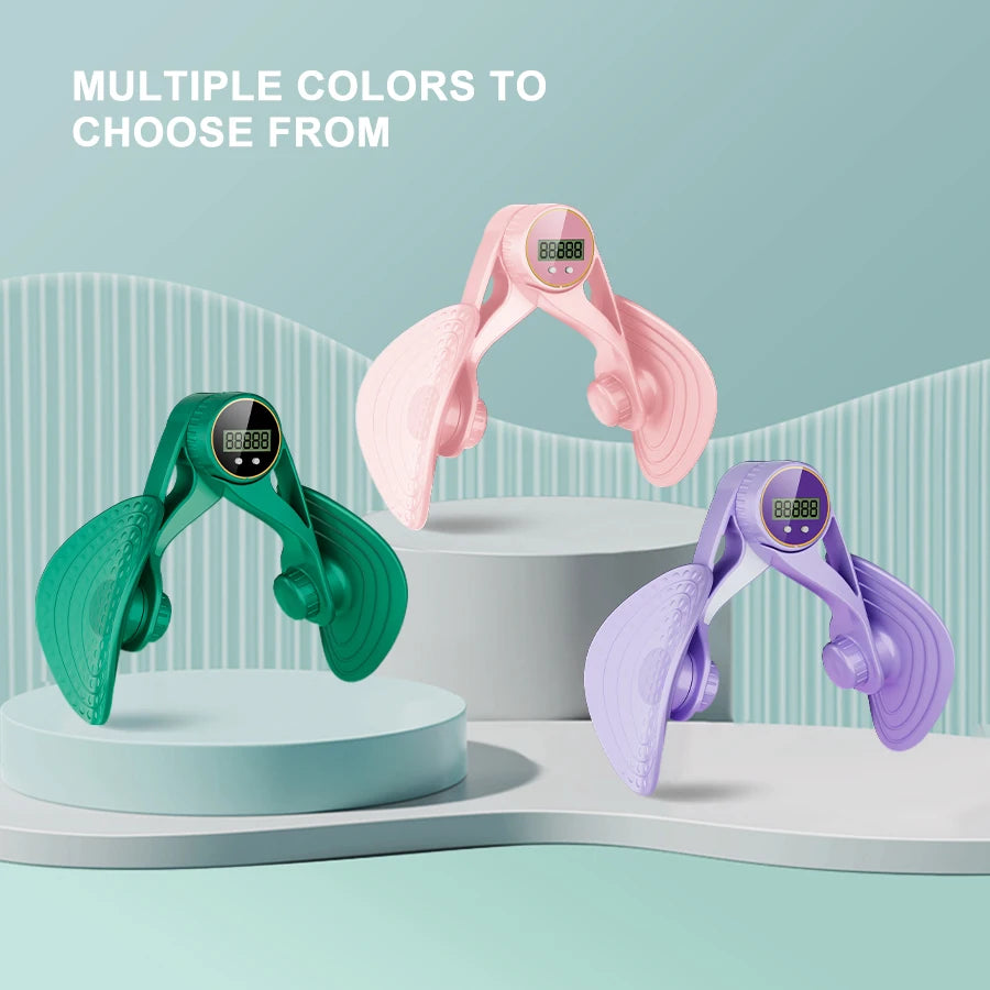 Multifunctional Leg Beauty Device Pelvic Floor Muscle Training Postpartum Repair Leg Clamp Countable Trainer Fitness Device