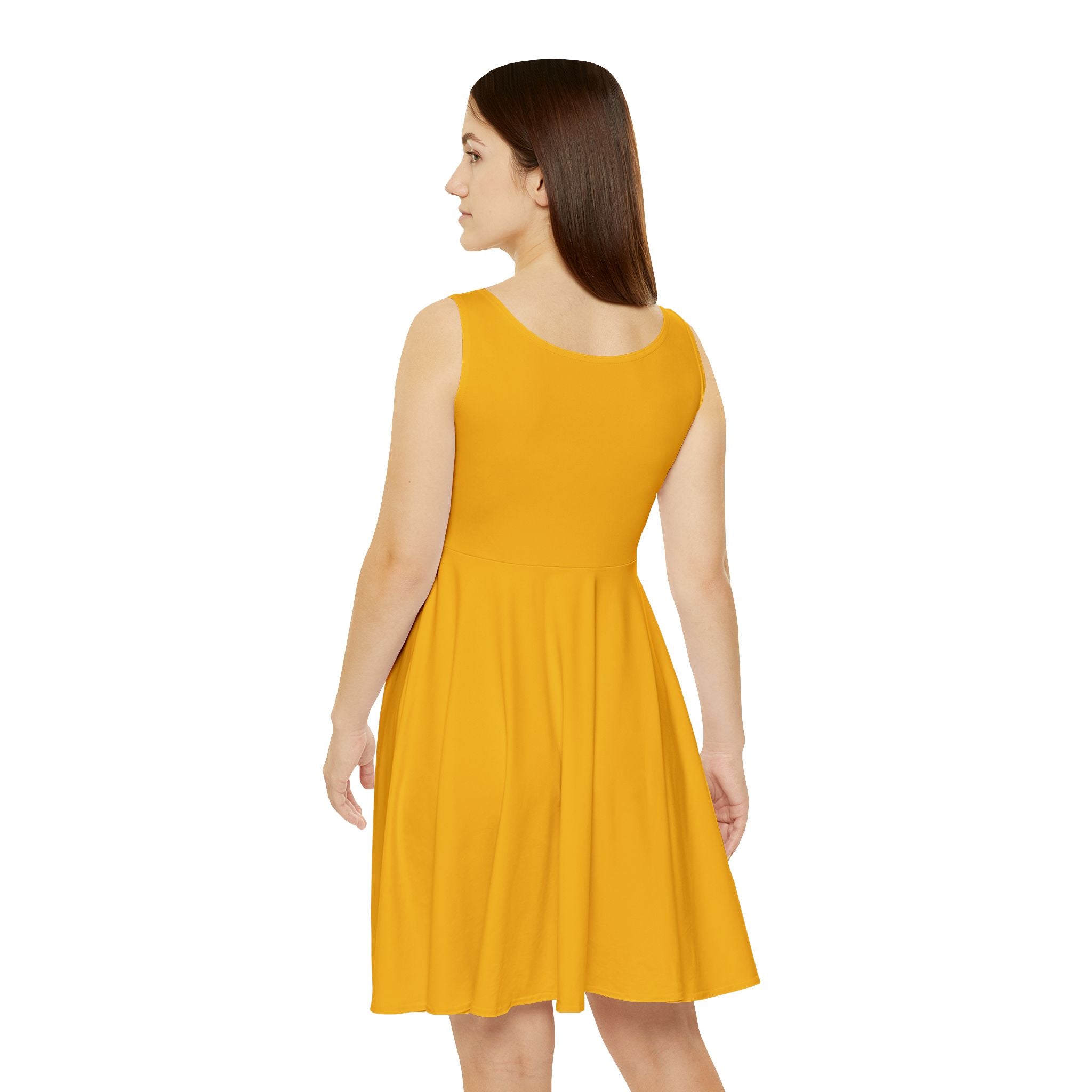 plain yellow skater dress Butter Yellow Skater Dress Soft Pastel Yellow Summer Dress A-Line Fit & Flare Dress