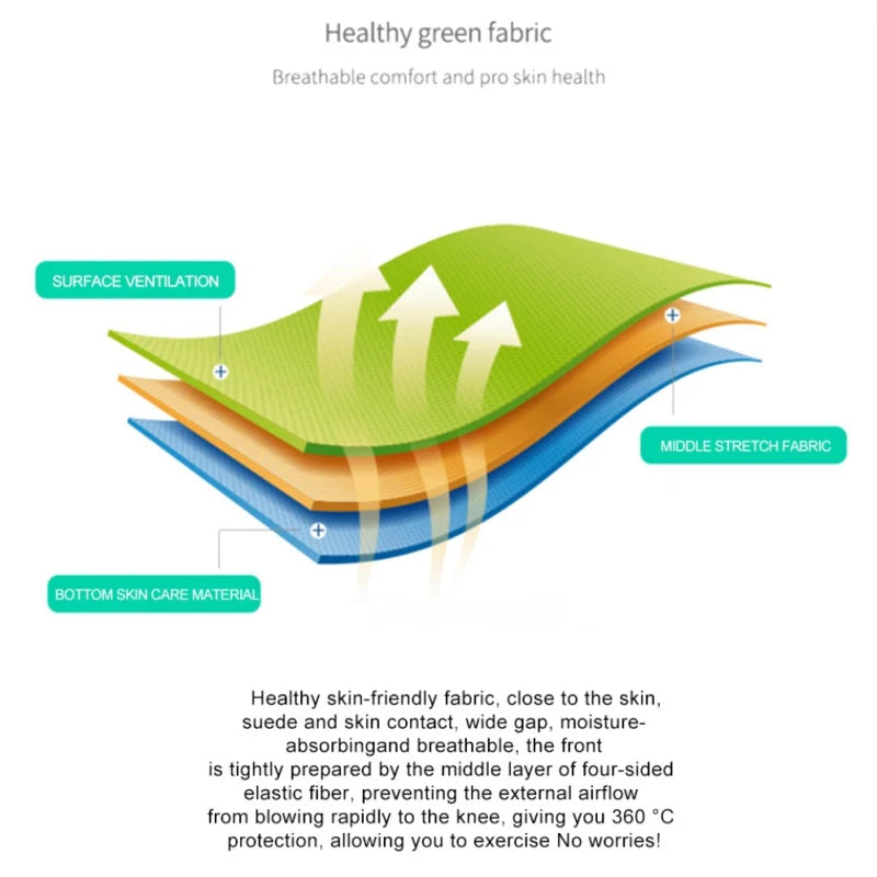 1pc Knee Support Pad Wrap Sleeve Nylon Neoprene Adjustable Breathable Anti Bump Outdoor Fitness Sportswear Leg Protector