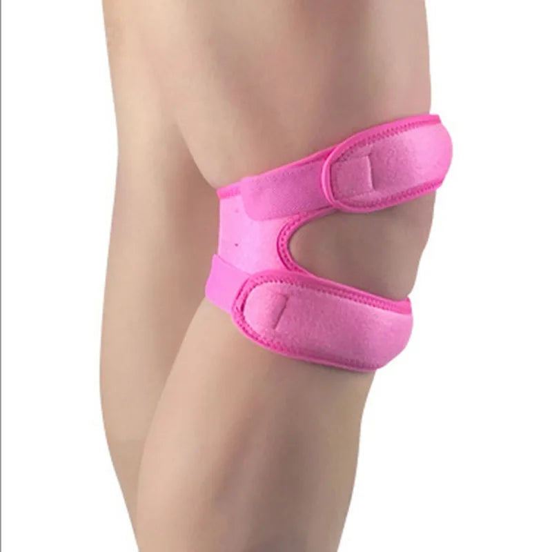 1pc Knee Support Pad Wrap Sleeve Nylon Neoprene Adjustable Breathable Anti Bump Outdoor Fitness Sportswear Leg Protector