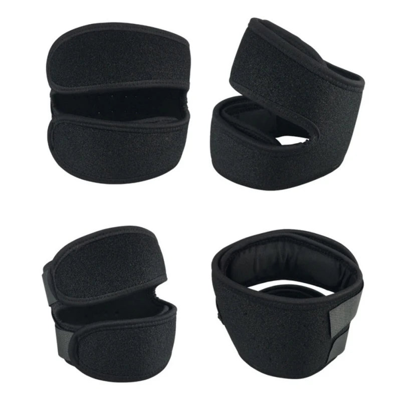 1pc Knee Support Pad Wrap Sleeve Nylon Neoprene Adjustable Breathable Anti Bump Outdoor Fitness Sportswear Leg Protector