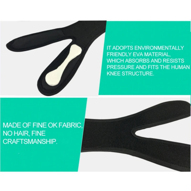 1pc Knee Support Pad Wrap Sleeve Nylon Neoprene Adjustable Breathable Anti Bump Outdoor Fitness Sportswear Leg Protector