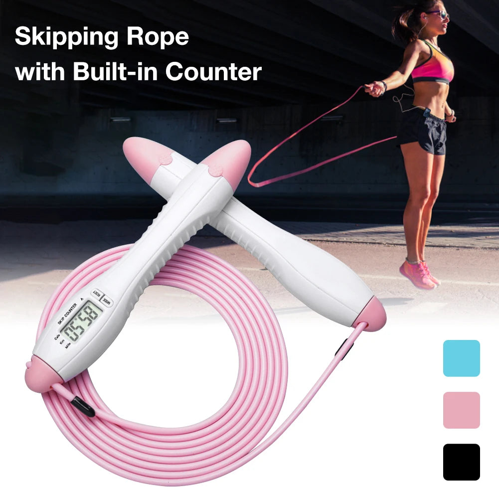 Jump Ropes Smart Electronic Digital Wireless Skip Rope Calorie Consumption Fitness Body Building Exercise Jumping Rope