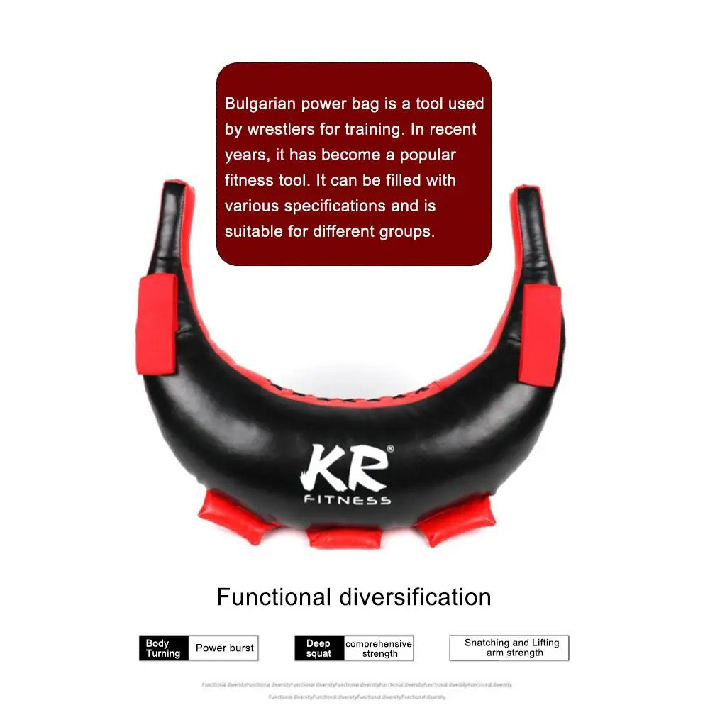 PU Boxing Training Bulgarian Power Bag Muay Thai Training Sand Sandbag 5-20kg MMA Boxing Power Bag Empty Bag Fitness Weight Bags