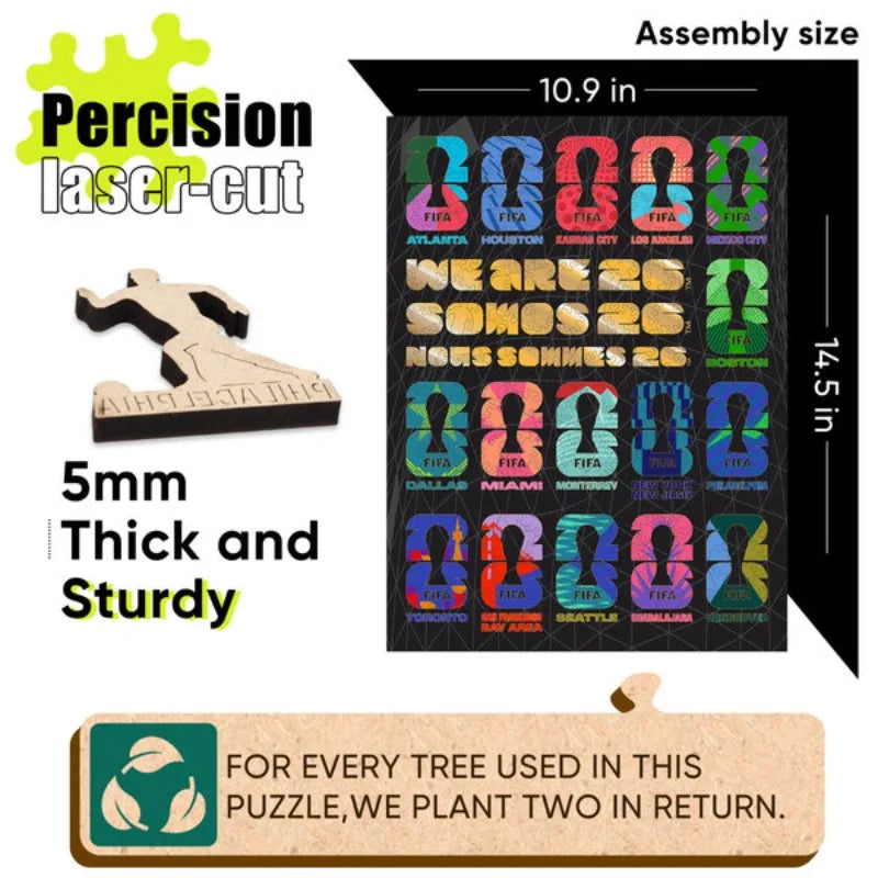Cities Wooden Puzzle – 300 Pieces