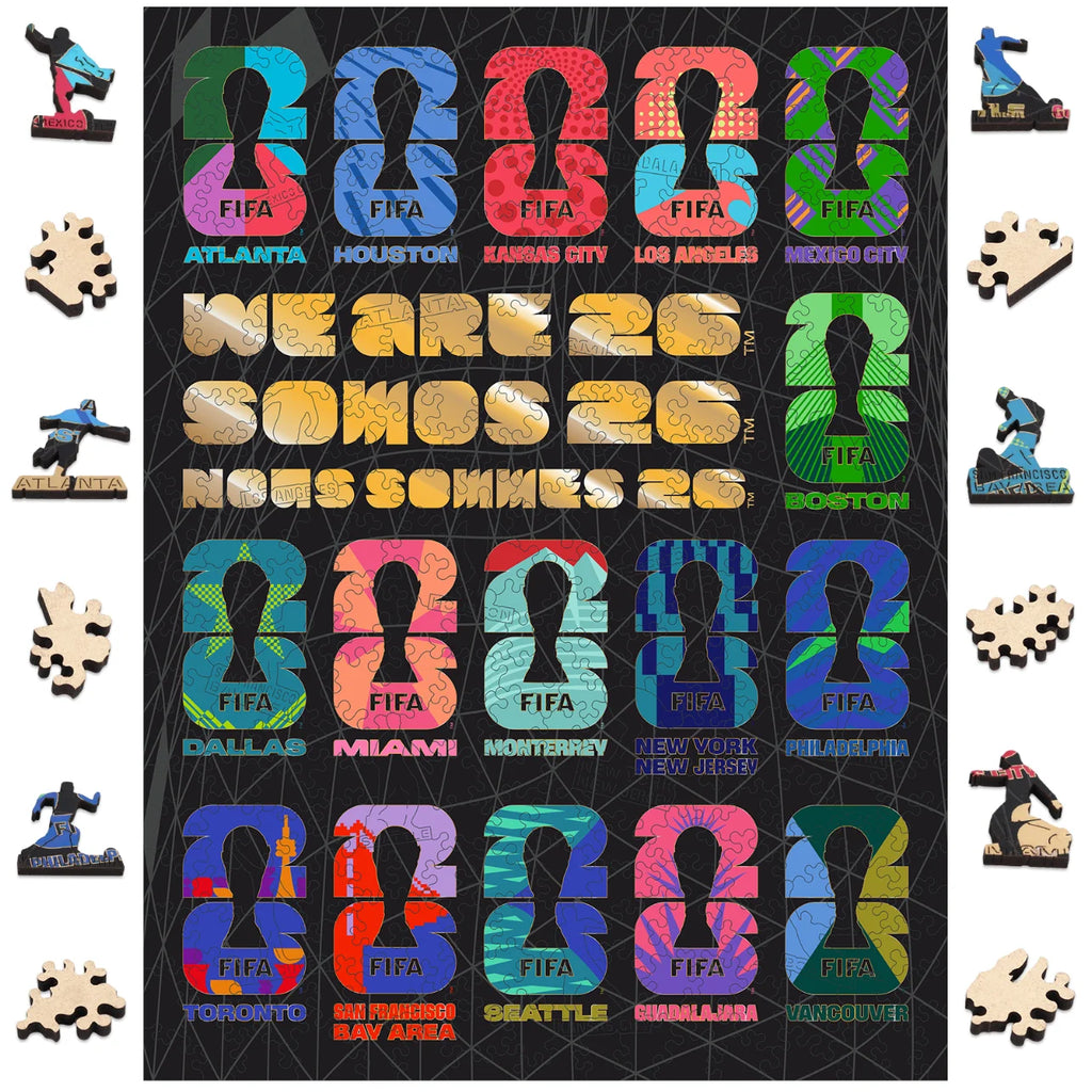 Cities Wooden Puzzle – 300 Pieces