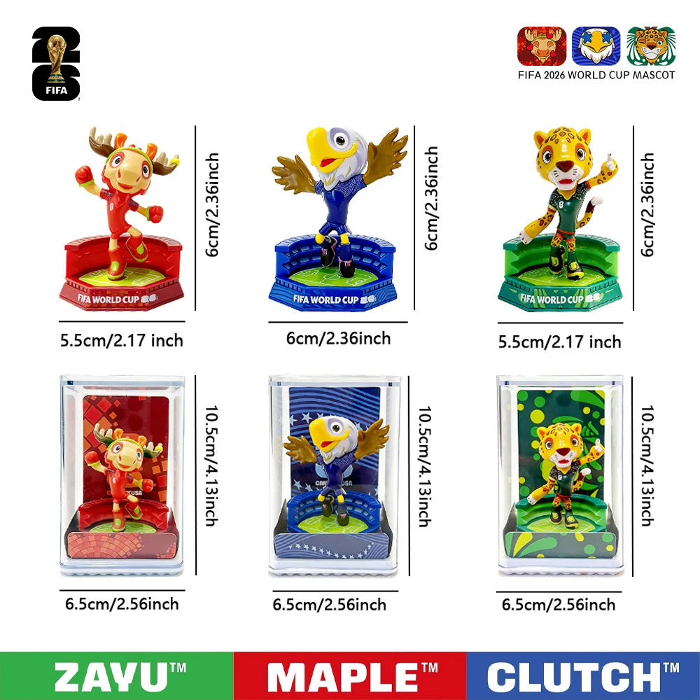 World Cup Mascot Collectible Set (3 Pieces)