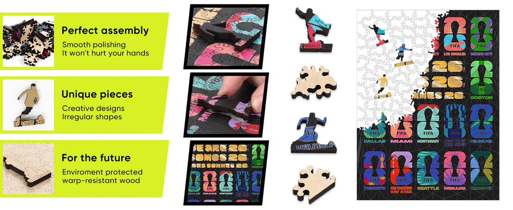 Cities Wooden Puzzle – 300 Pieces