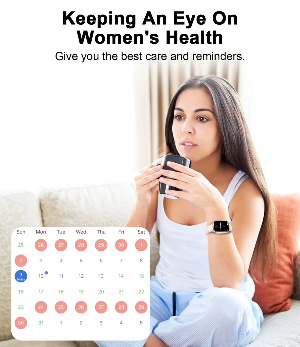 Black Fitness Smartwatch 1.85-inch