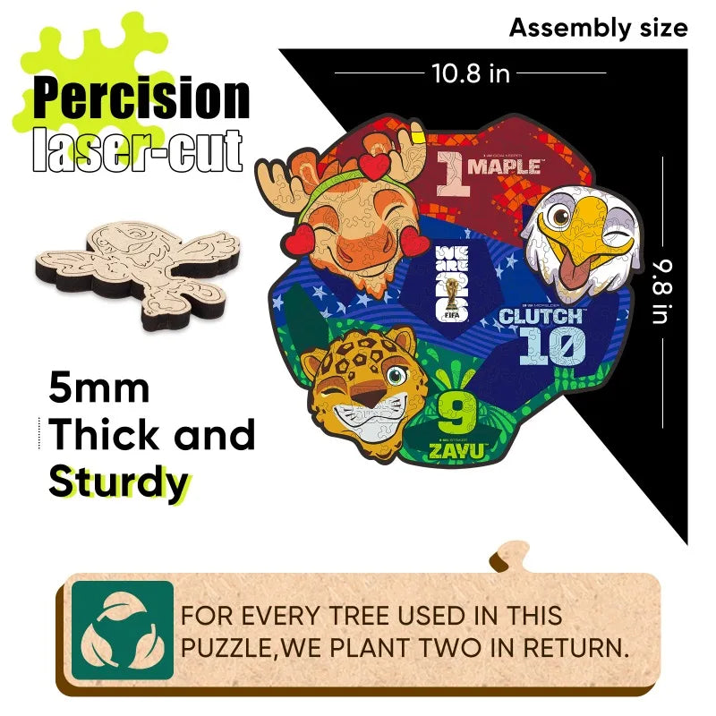 World Cup Wooden Puzzle – 150 Pieces