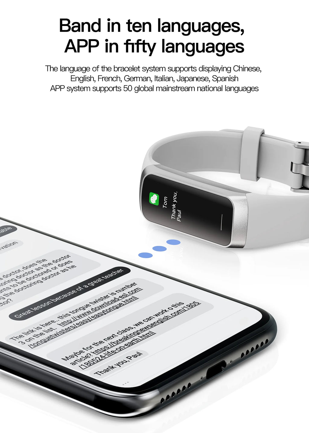 LIGE Mini Smartwatch