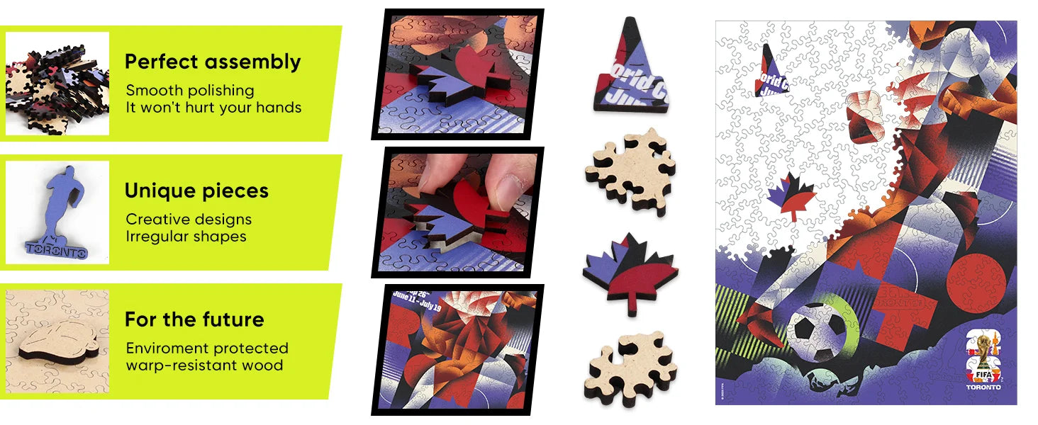 World Cup Wooden Puzzle Wall Art – 200 Pieces