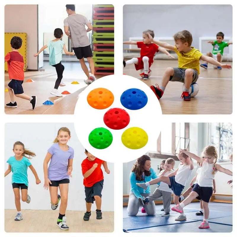 5pcs PP Balance Stepping Stones Sensory Climbing Block For Kids Fitness Ball Balance Trainers Stabilizer Sports Game For Home