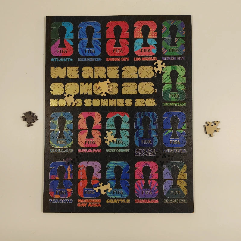 Cities Wooden Puzzle – 300 Pieces