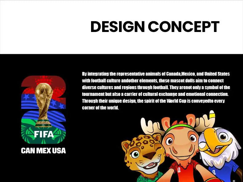 World Cup Mascot Collectible Set (3 Pieces)