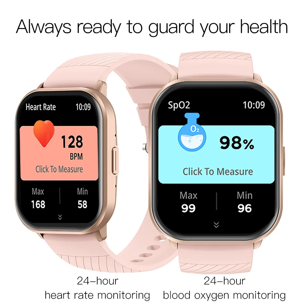 OLEVS 8206 Smart Watch Original Brand 2.01 Inch Full Touch Screen Sports Fitness Bluetooth  Smartwatch Compatible Android iOS