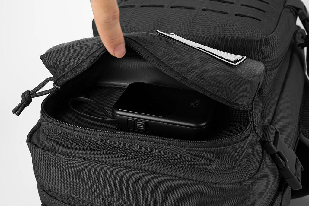 25L Tactical Backpack Outdoor Bag Fitness Backpack MOLLE Backpack Women's/Men's Hiking Survival Backpack Men's Dual Cup Holder