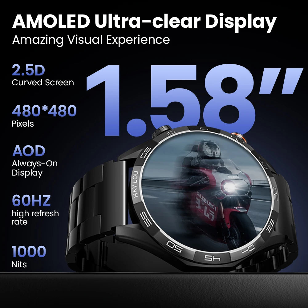 Voice Calling Smartwatch Amoled 1.58''