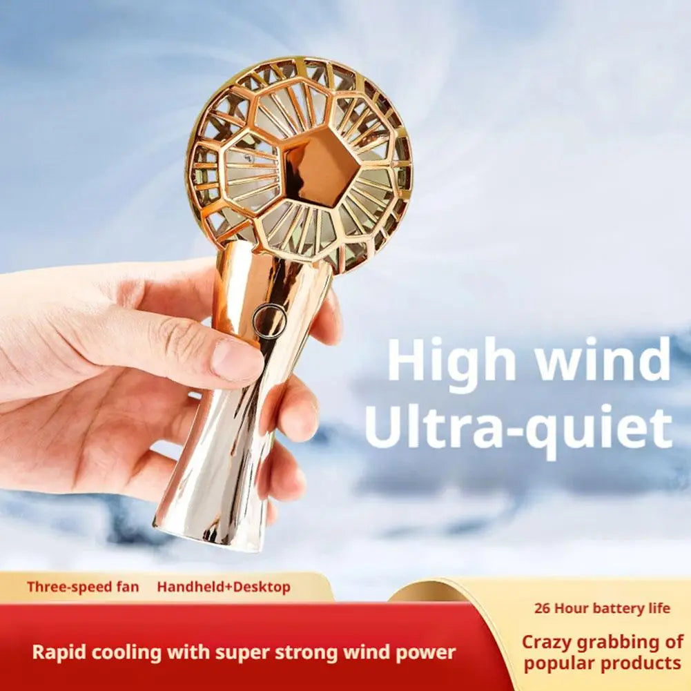 Portable Mini Fan – Handheld & USB Rechargeable