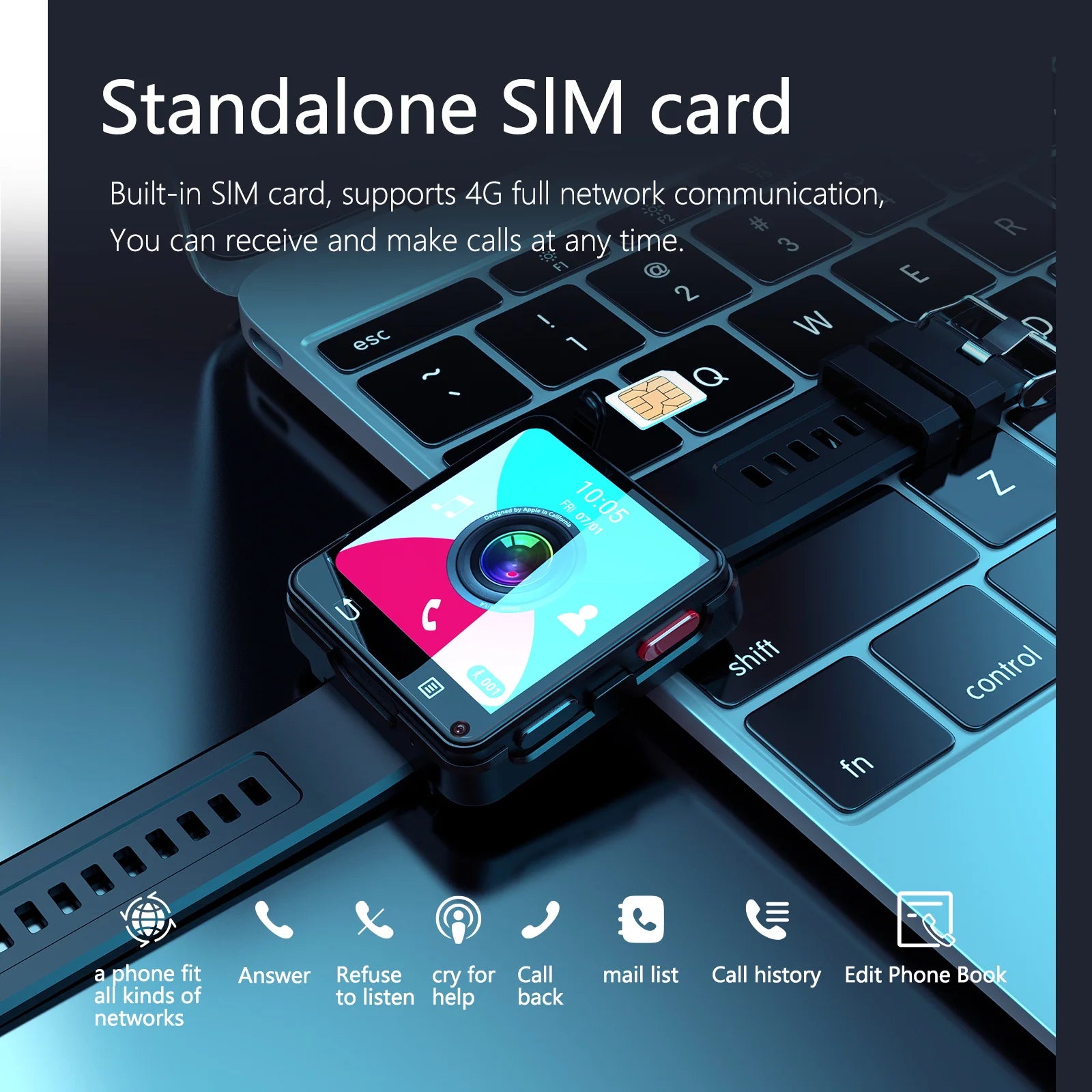 Smart Watch 2.64-inch touchscreen