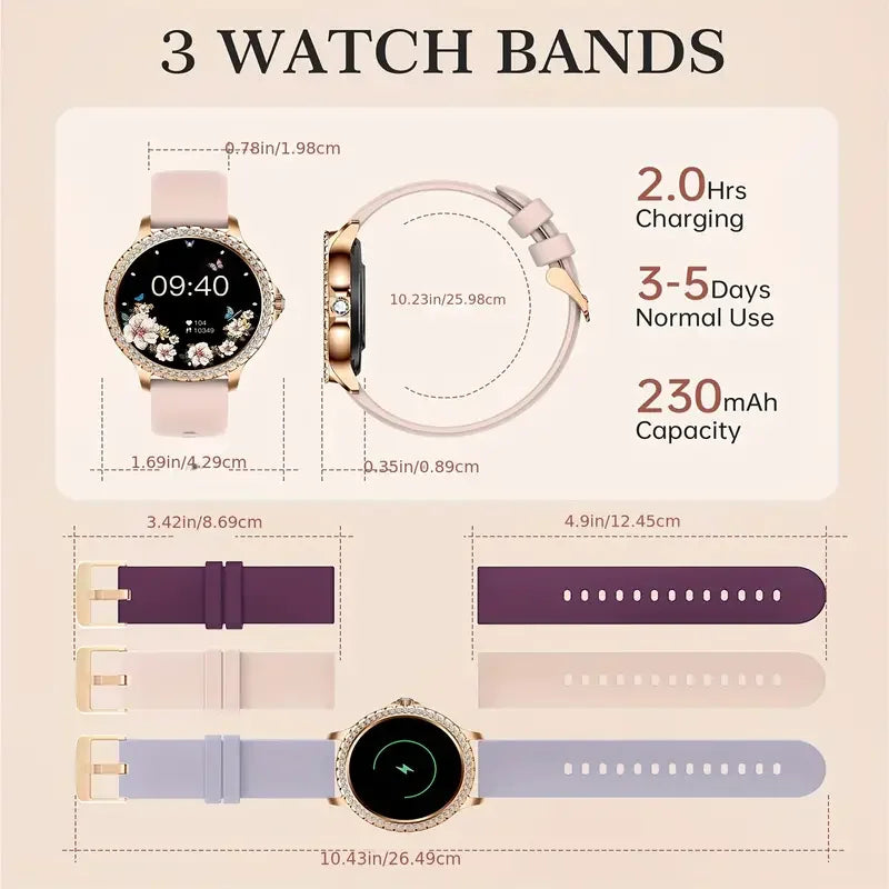INNOFOVO Women's Smartwatch