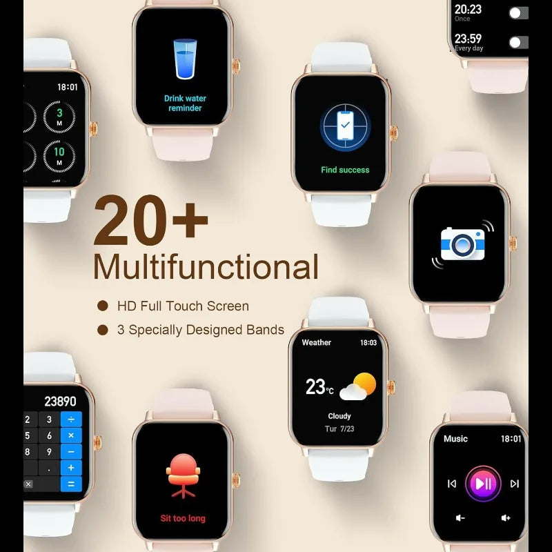 INNOFOVO Smartwatch 3 colors straps