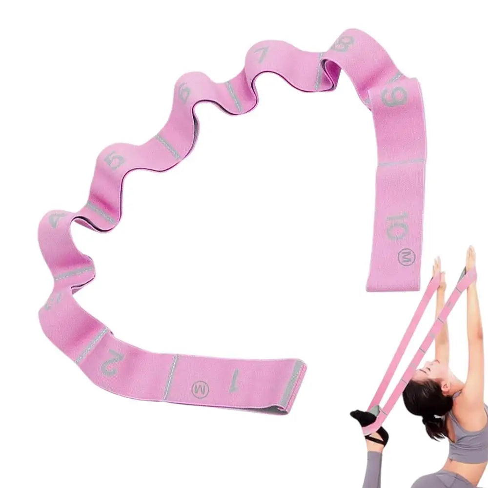 Stretch Band For Exercise Workout Band With 10 Loops Strength Bands Elastic Fitness Strap For Yoga Pilates Stretching Strength