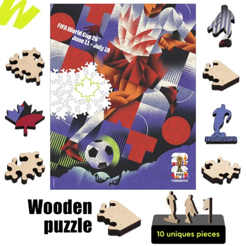 World Cup Wooden Puzzle Wall Art – 200 Pieces