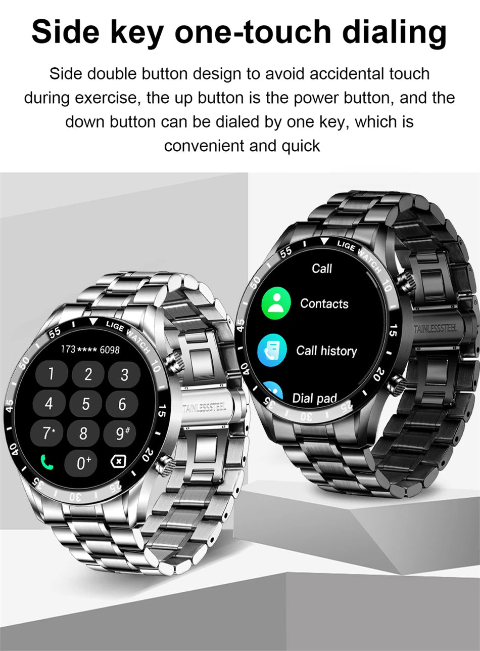 LIGE Steel Smartwatch