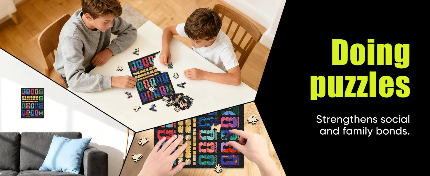 Cities Wooden Puzzle – 300 Pieces