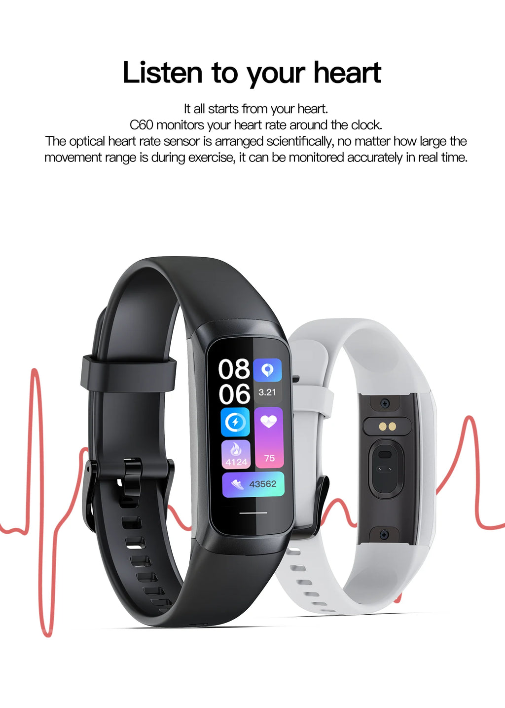 LIGE Amoled Smart Watch Men 2025 Smart Band Women Heart Rate Blood Smartwartch Waterproof Smart Bracelet Sport Fitness Tracker