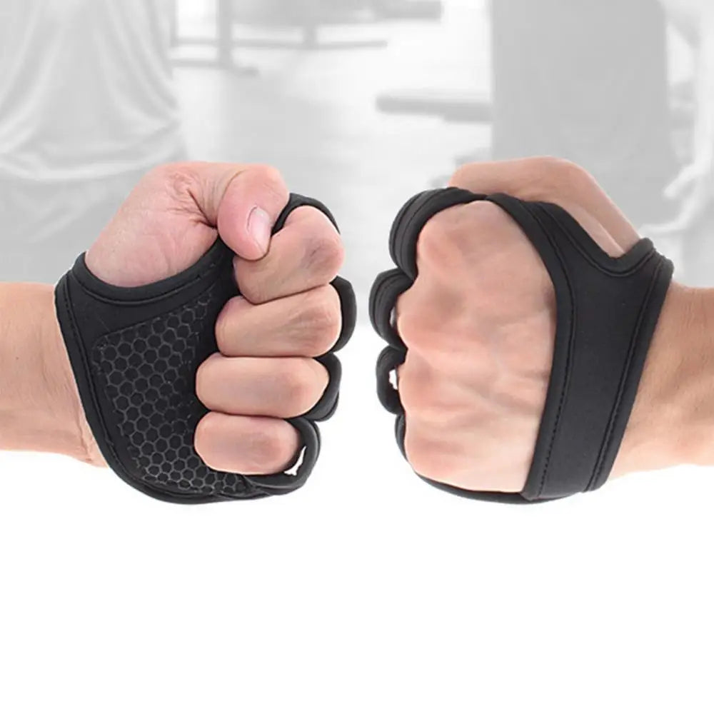 Lifting Palm Dumbbell Grips Pads Unisex Anti Skid Weight Training Gloves Gym Workout Fitness Sports For Hand Protector