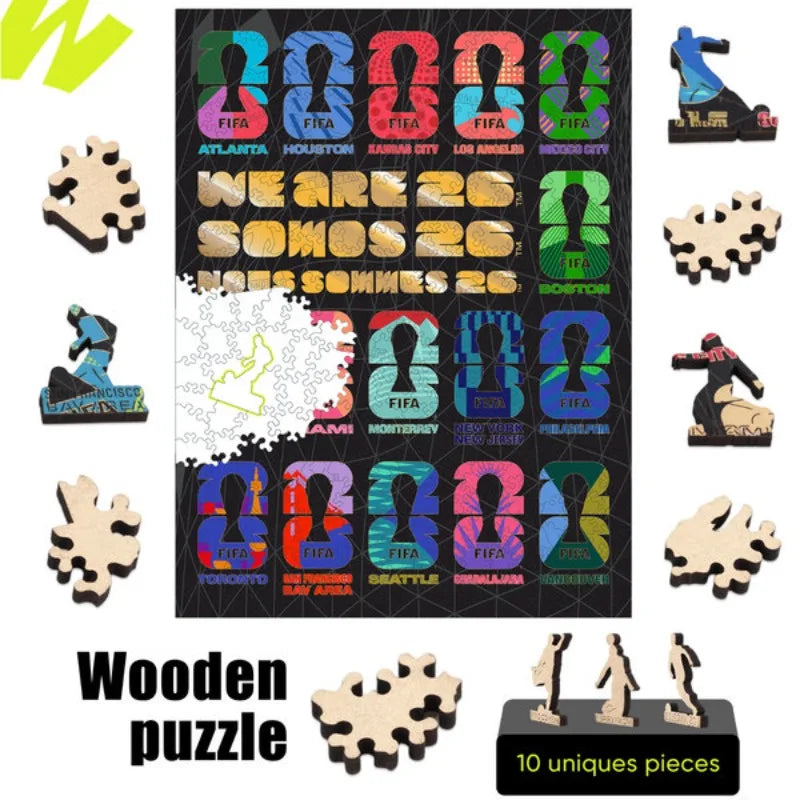 Cities Wooden Puzzle – 300 Pieces