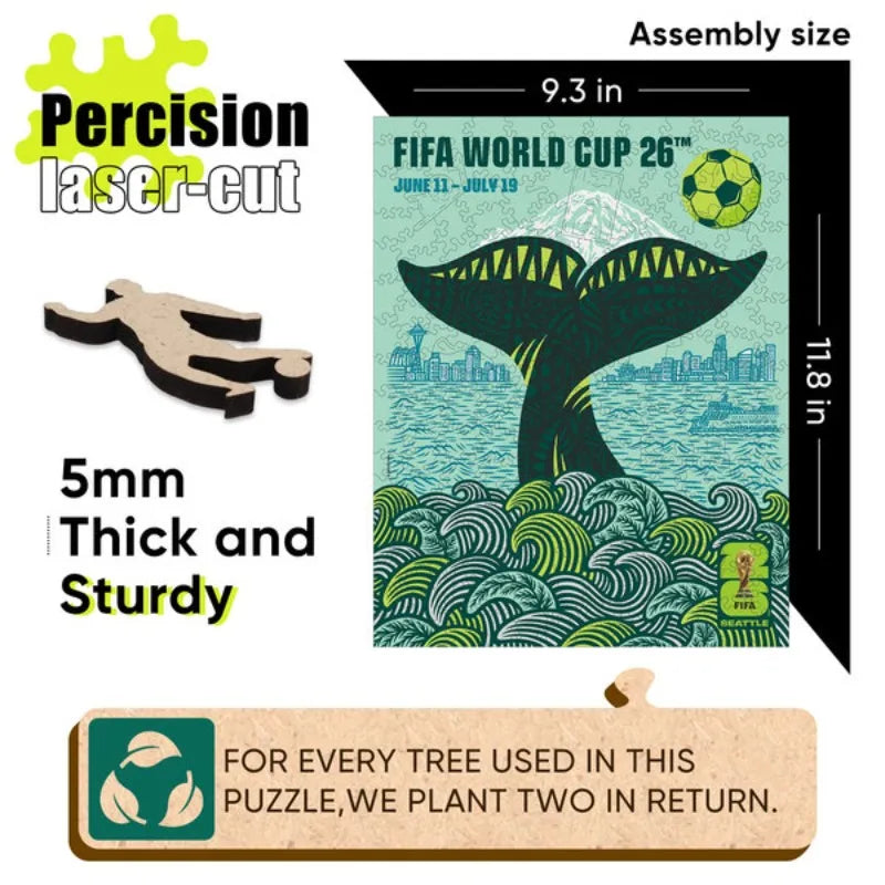 World Cup Wooden Puzzle – 200 Pieces