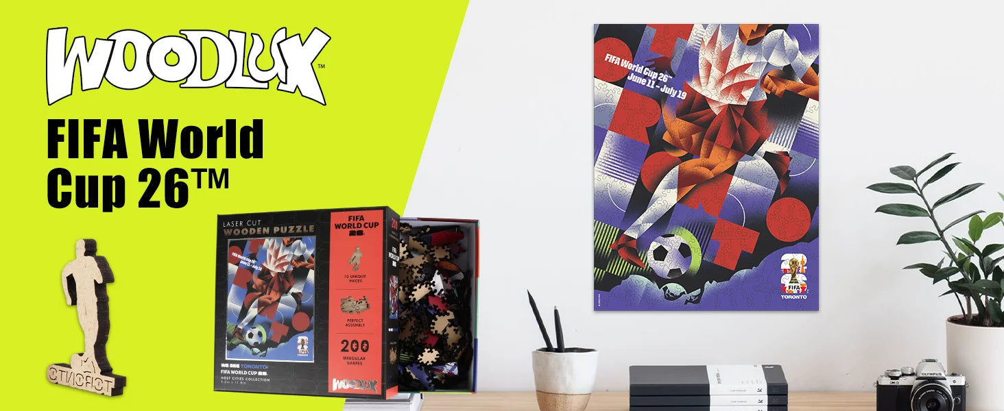 World Cup Wooden Puzzle Wall Art – 200 Pieces
