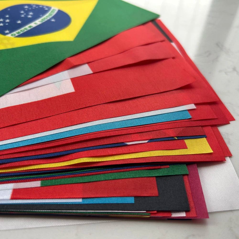 World Cup Country Flags Set – 48 pcs