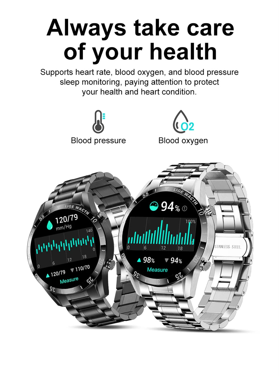 LIGE Steel Smartwatch
