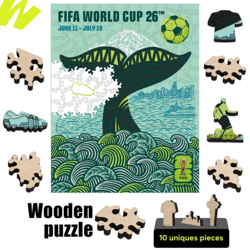 World Cup Wooden Puzzle – 200 Pieces