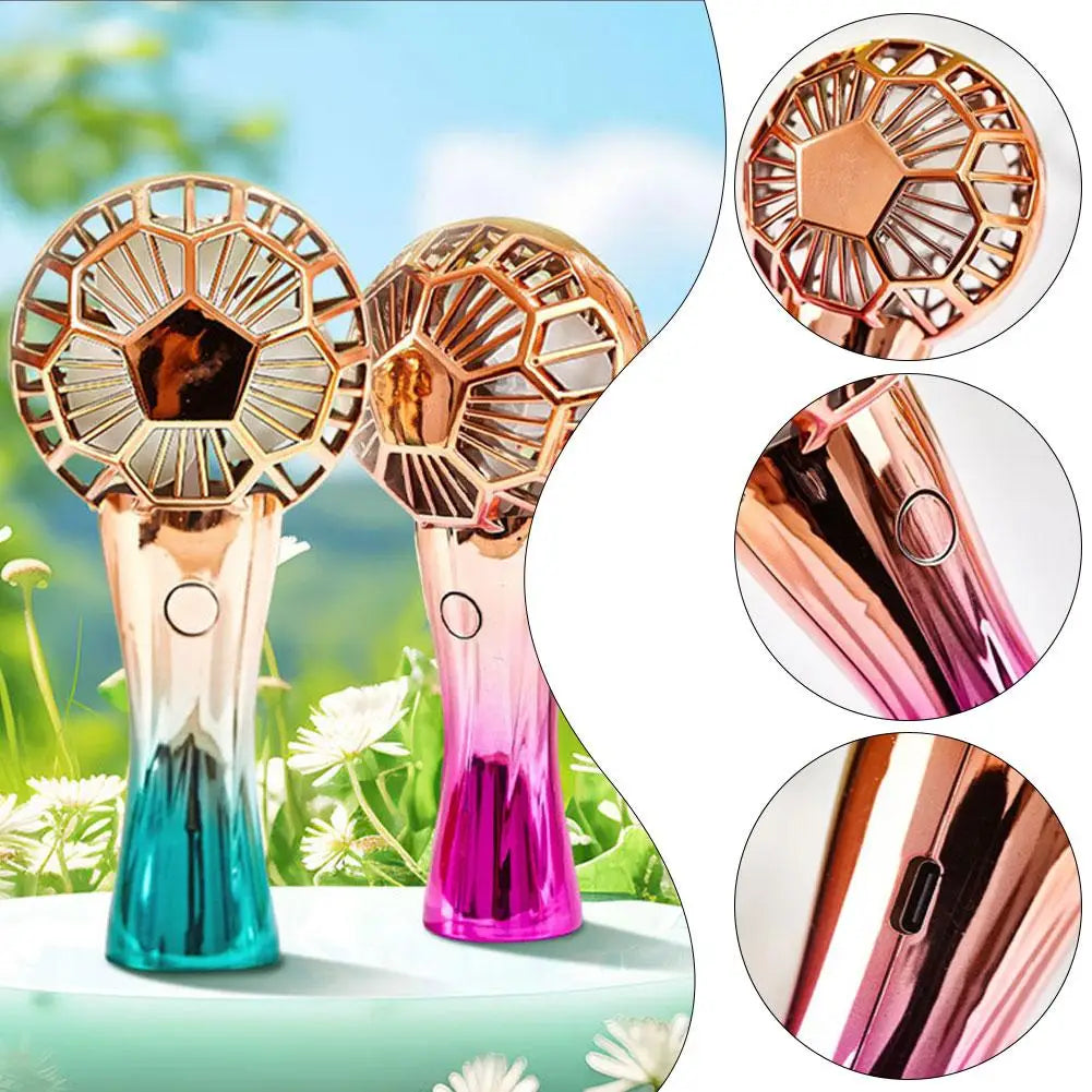 Portable Mini Fan – Handheld & USB Rechargeable