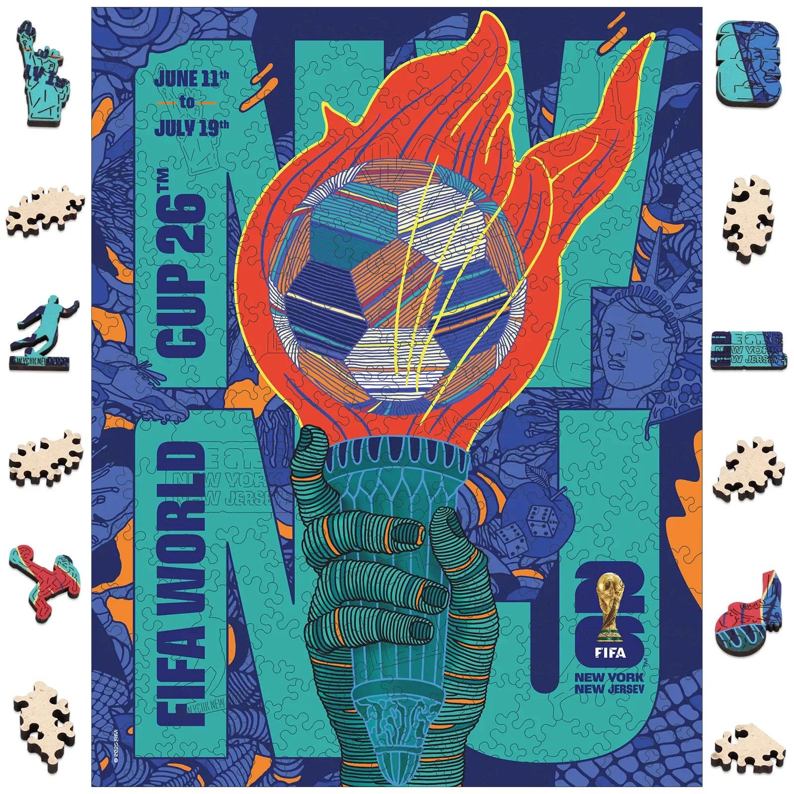 World Cup Wooden Puzzle – 200 Pieces