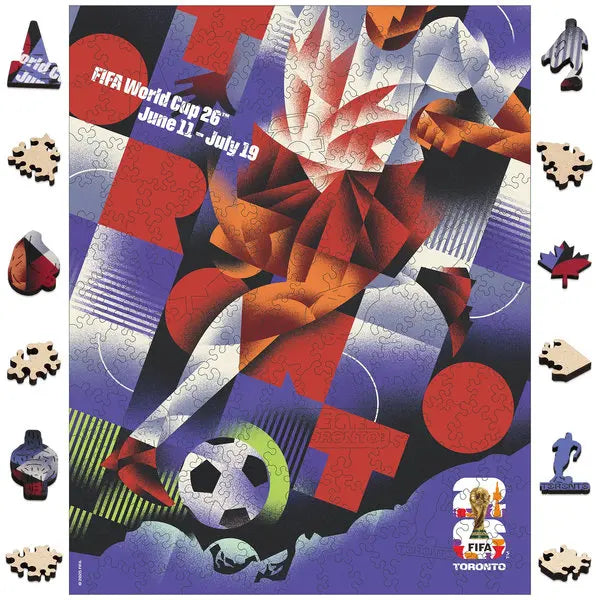 World Cup Wooden Puzzle Wall Art – 200 Pieces
